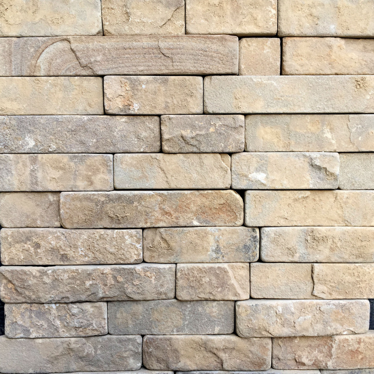 Луганський піщаник рудий торцьований галтований 5 (см)