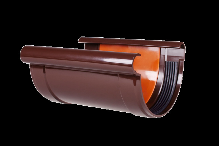 З'єднувач ринви з вкладкою, ⌀90 (мм)