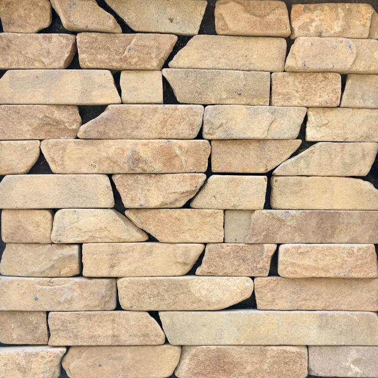 Луганський піщаник рудий не торцьований галтований 5 (см)